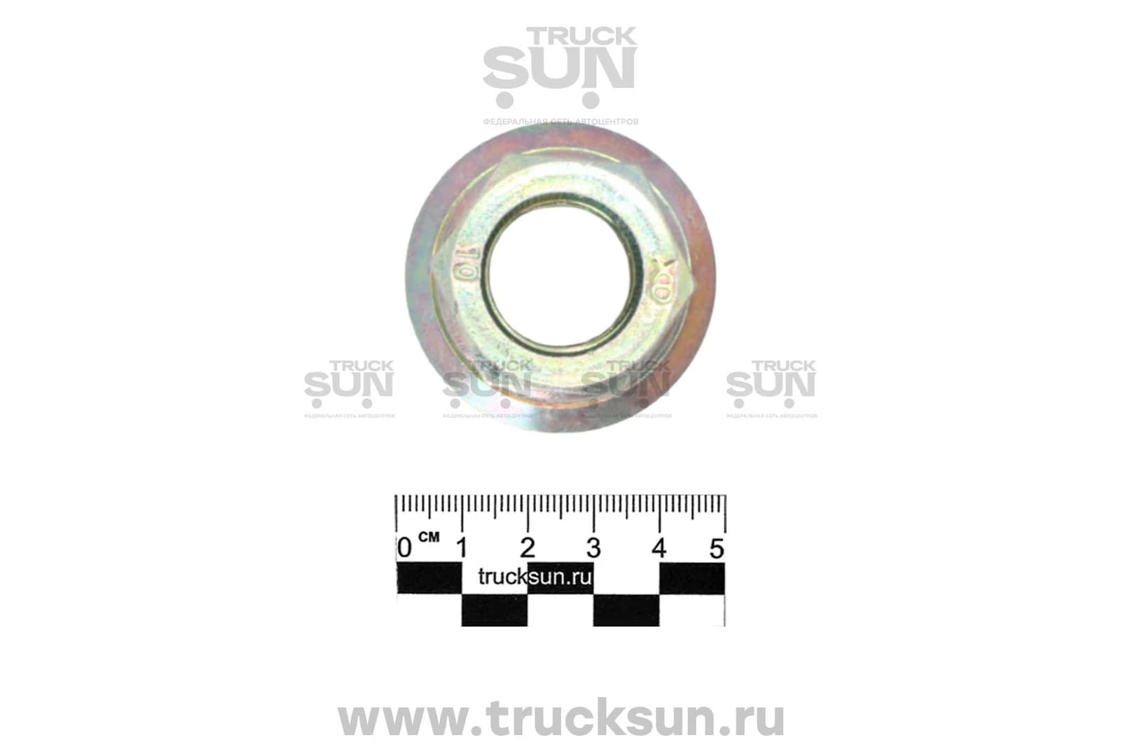 Гайка колесная FR/RR наружняя N75/ N80/N120/Камаз Компас-9 (с шайбой)