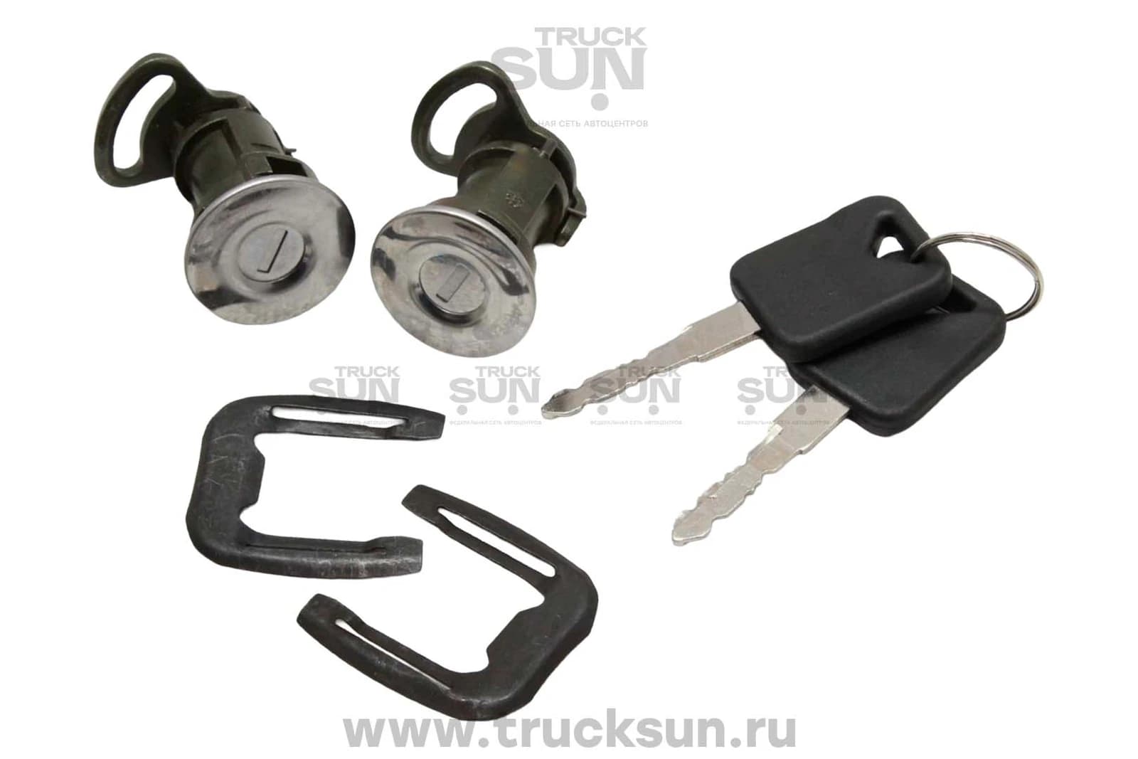 Личинка замка двери с ключом, комплект 2шт HOWO (WG164234008)