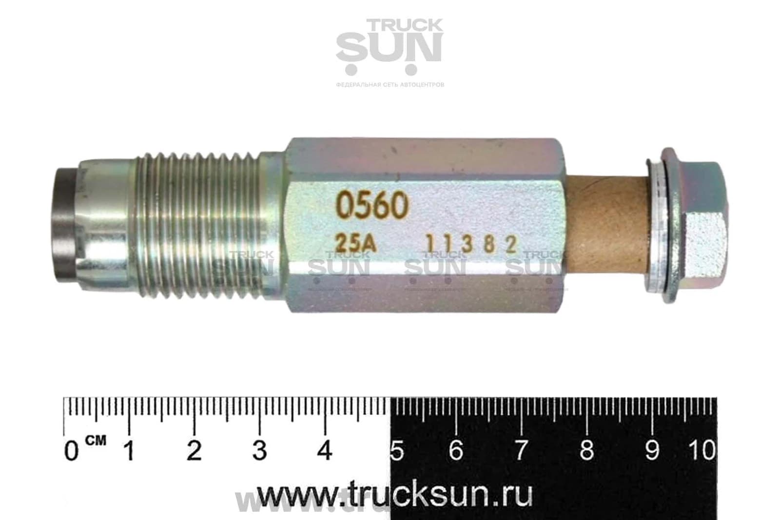 Клапан аварийного сброса давления топливной рампы ISUZU NPR75/NQR90 евро5, изображение 2 из 2