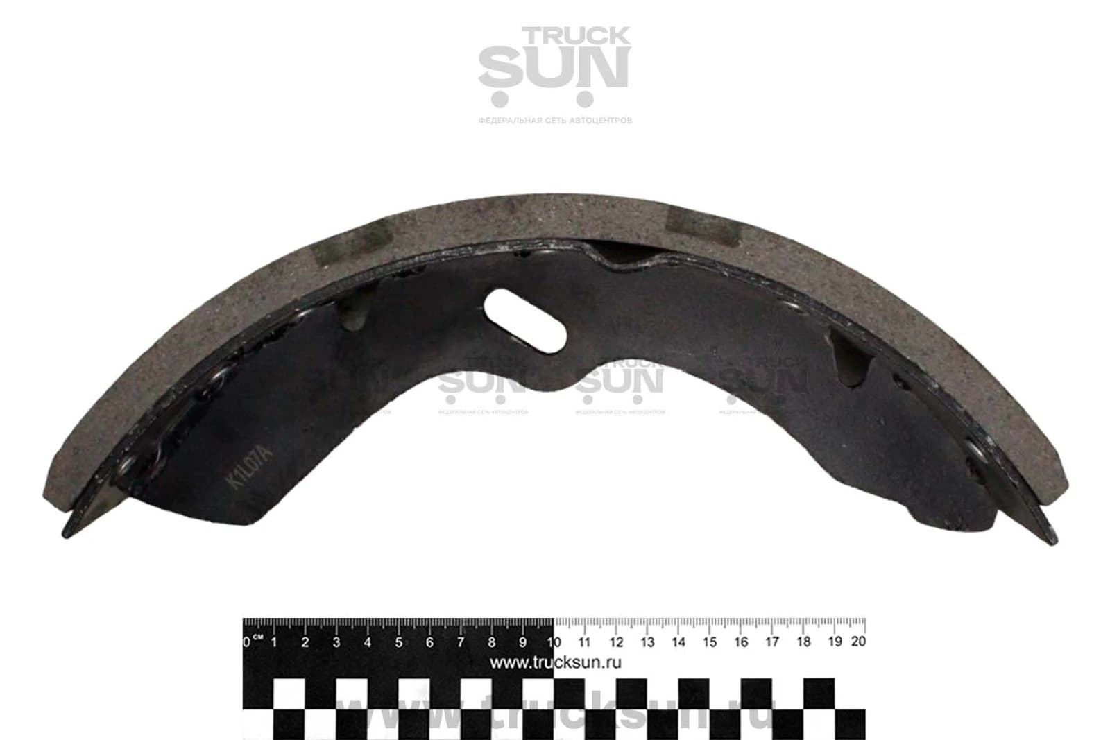 Колодка тормозная 110mm FR/RR HD78/FUSO CANTER RUS, изображение 1 из 2