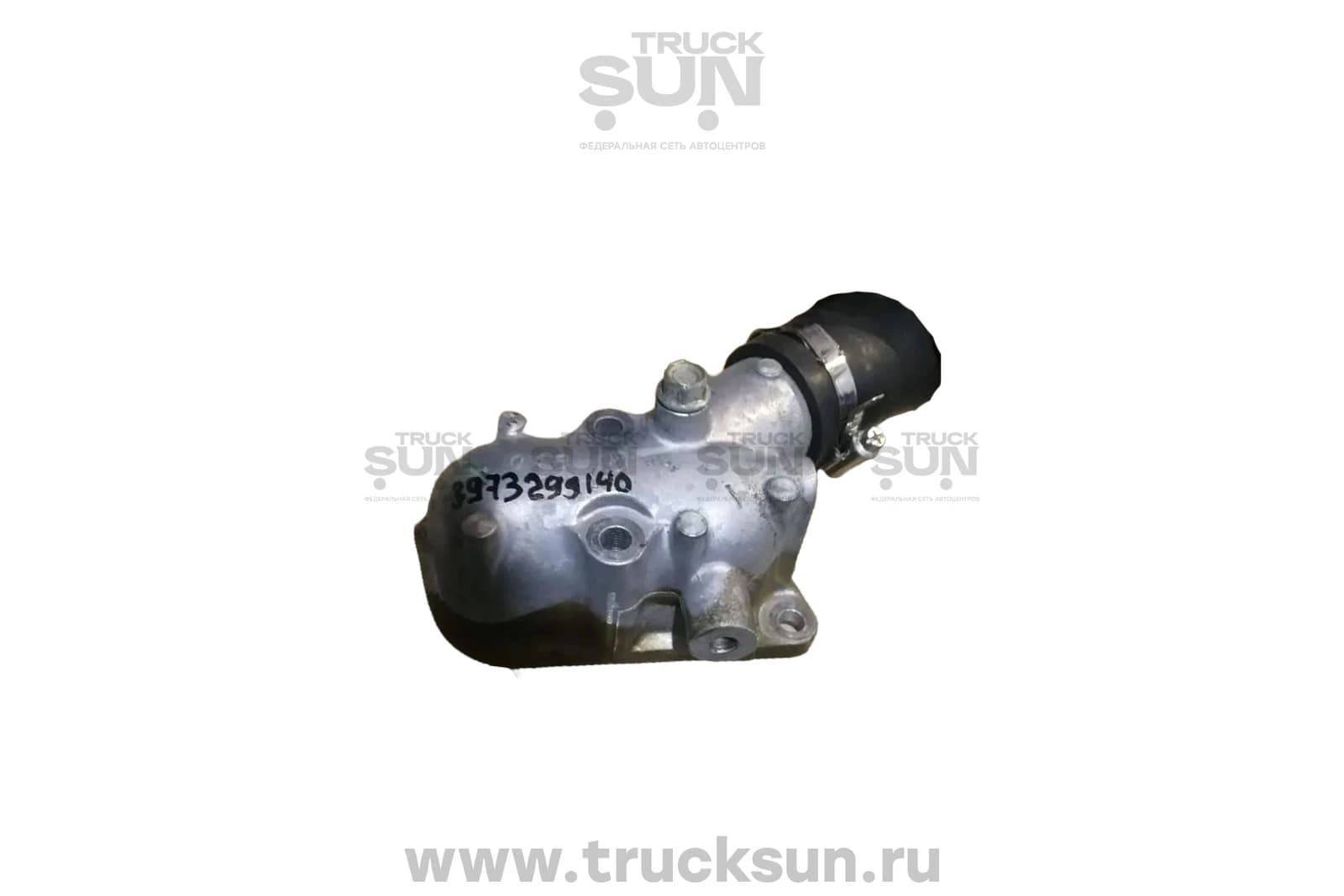 Крышка корпуса термостата 4HK1 NPR75/FSR/NQR90 Б/У, изображение 3 из 3