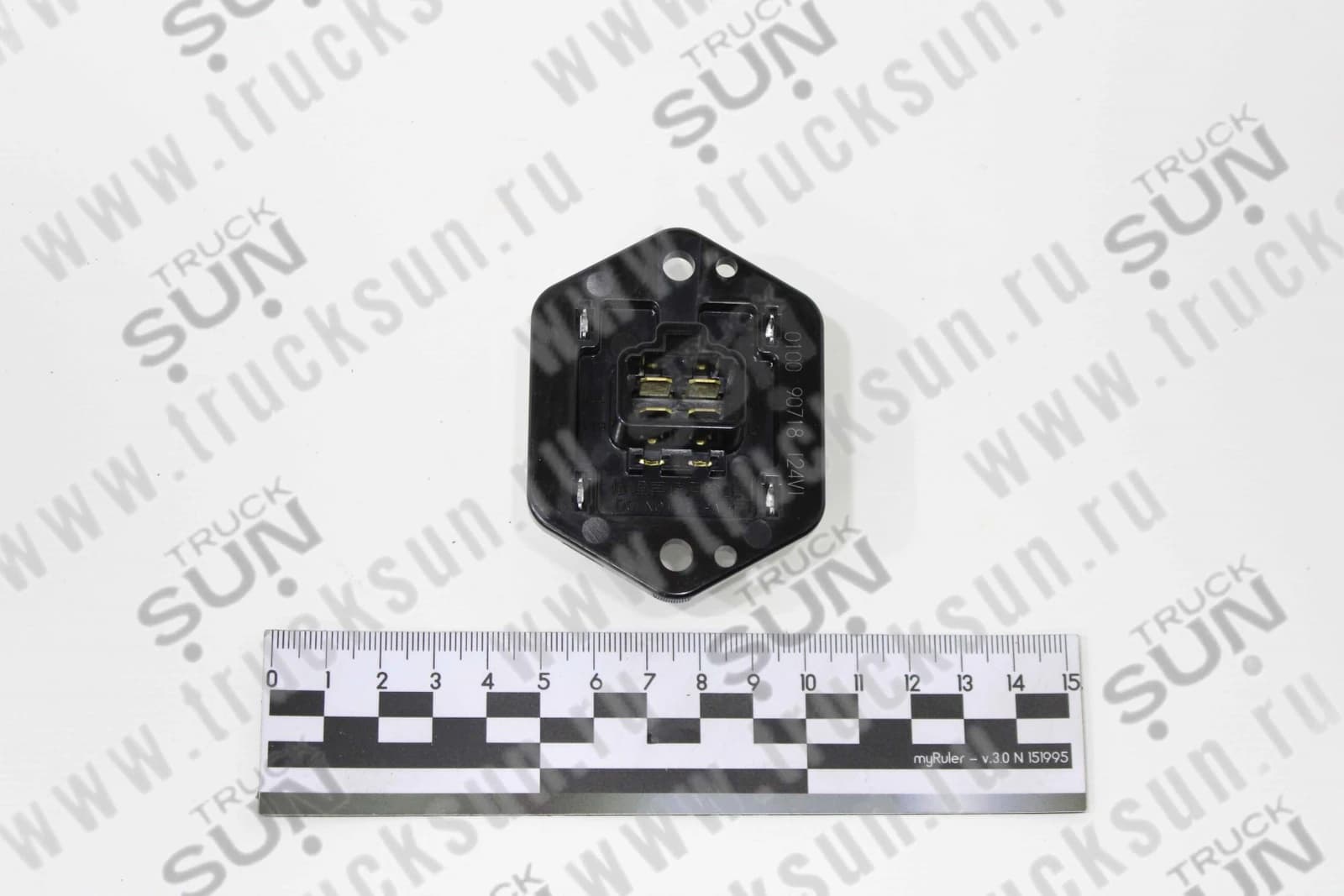 Резистор отопителя NQR71/75 (8973583890,1835190930) 4 контакта, изображение 2 из 3