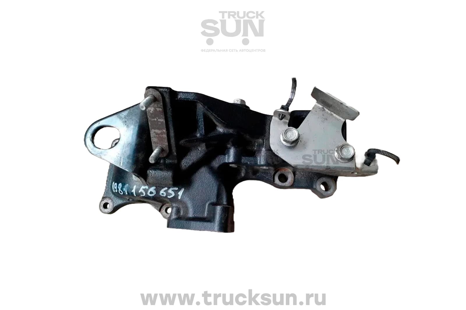 Патрубок теплообменника клапана EGR 4HK1T NPR75/NQR90/FSR евро4 (8981156651) (А) левый Б/У, изображение 3 из 3