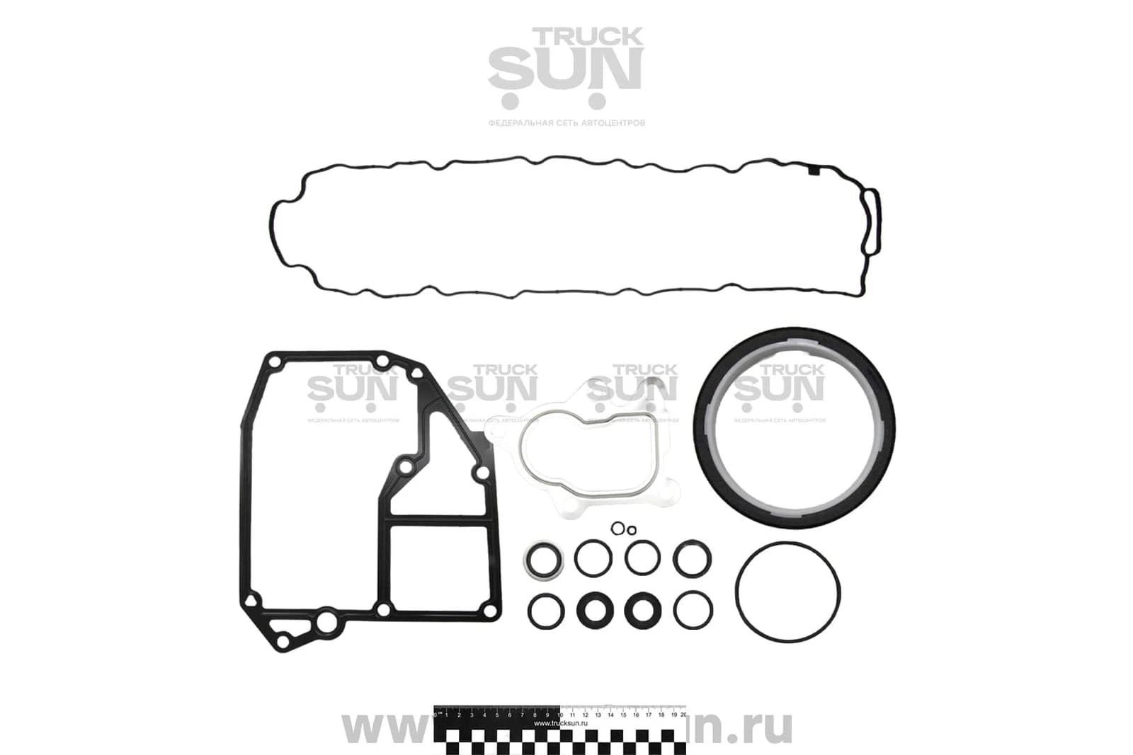 Прокладки двигателя нижние ISF3.8 JAC N90