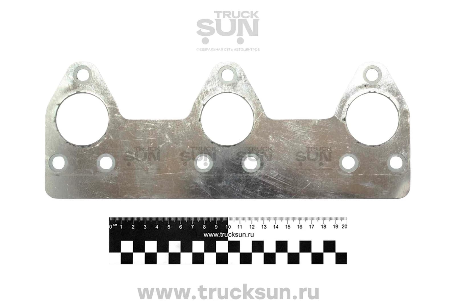 Прокладка коллектора выпускного D6DA22 HD120 1шт тройная, на машине стоит 2шт