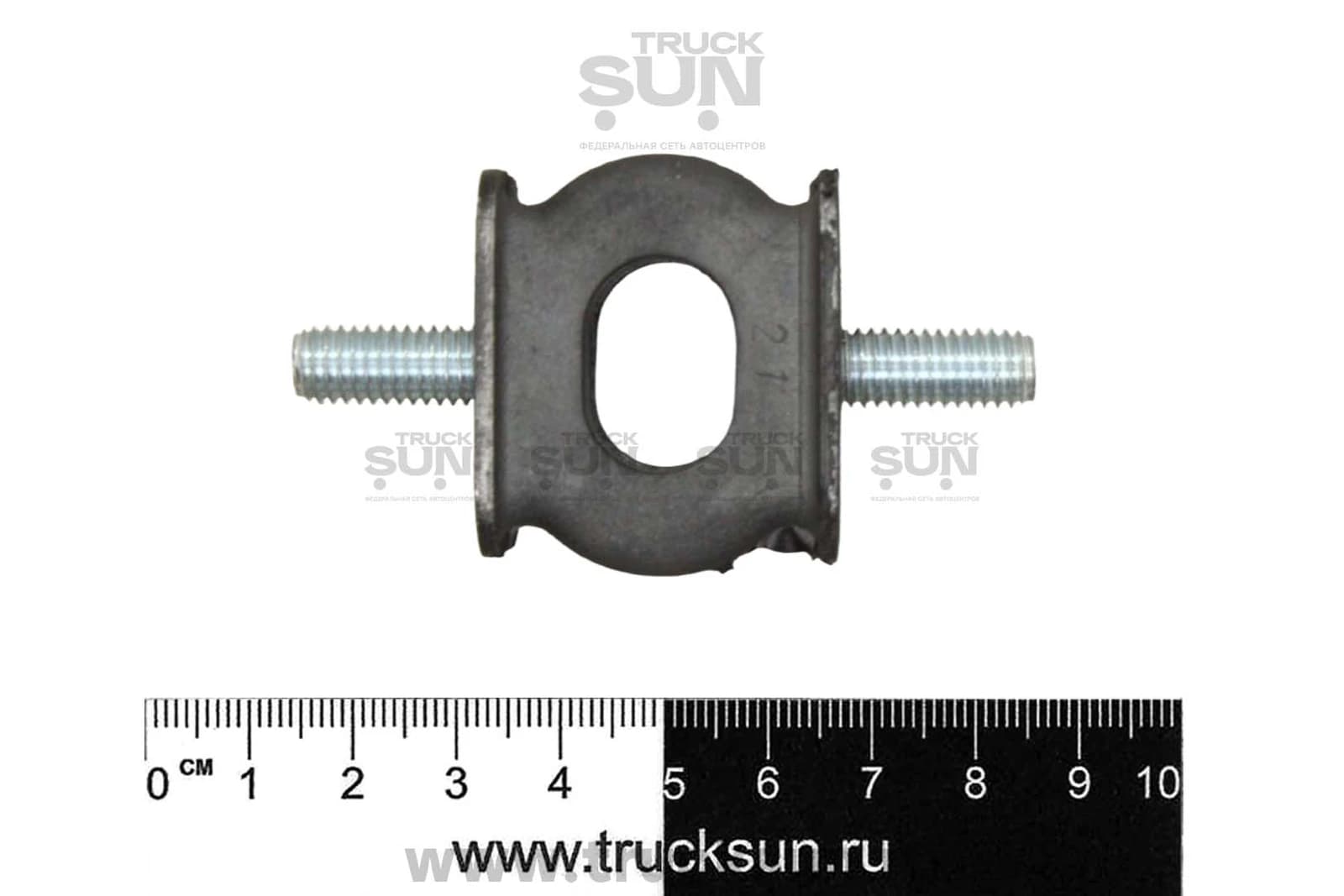 Подушка JAC N56/N75/N80/N120/Компас-9/12 крепления воздухозаборника верхняя, изображение 2 из 2
