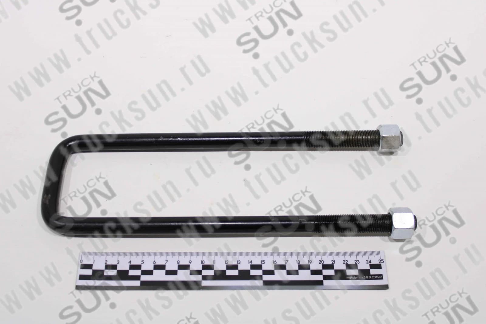 Болт стремянка рессоры RR HD120/HINO300/FUSO CANTER RUS (55225-6A600,SZ940-84385,SZ940-84653) 18*74*410, изображение 2 из 2