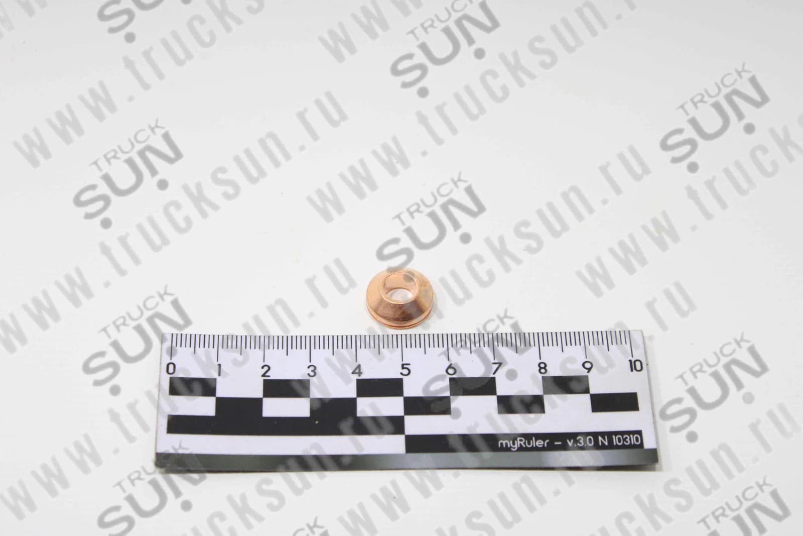 Кольцо уплотнительное форсунки медное 4HG1T NQR71 (8971713320), изображение 2 из 2
