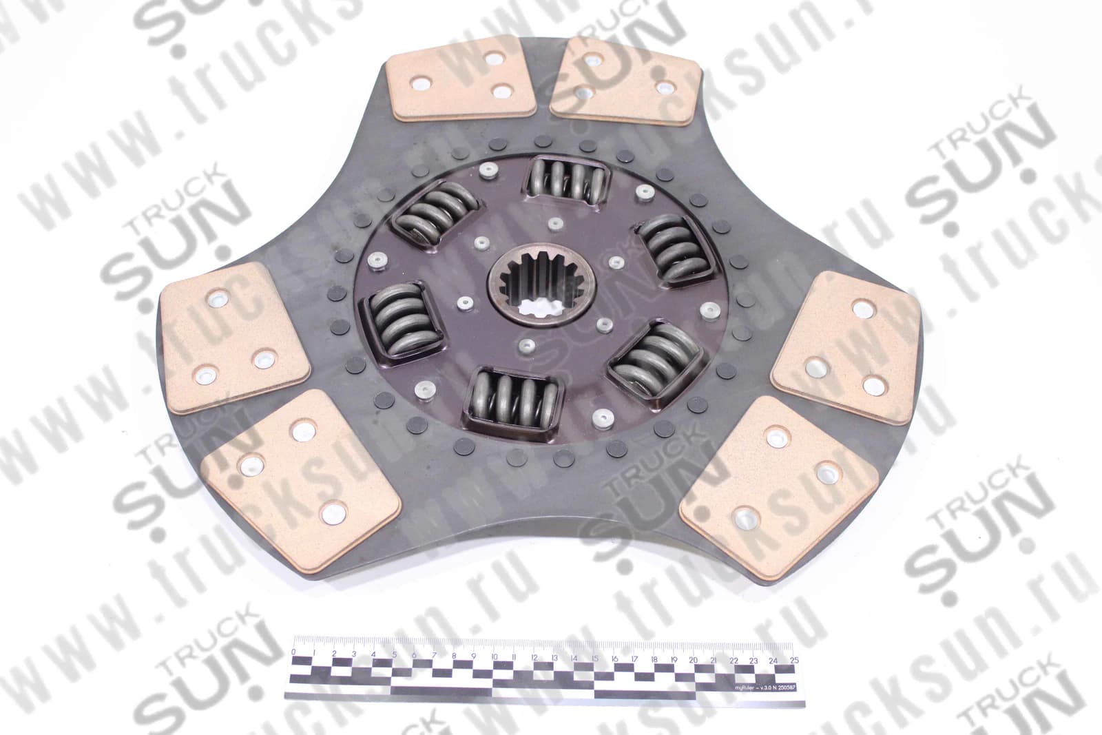 Диск сцепления D6AC/D6CB HD250/260/500/Universe/D6AB HD170 керамический, изображение 1 из 2