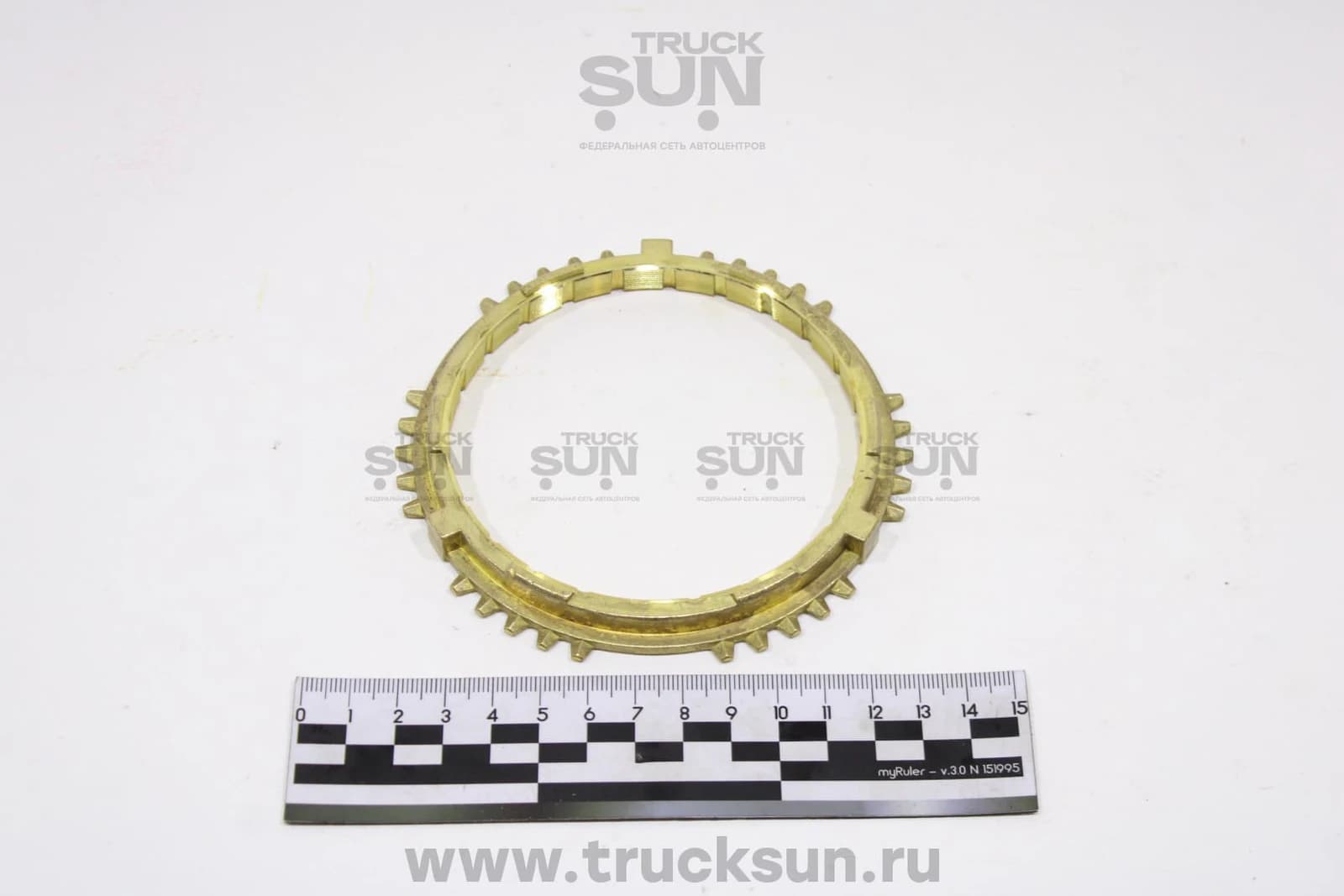 Кольцо КПП синхронизатора 1/R 14 шлиц. 4HG1 NQR71/90, изображение 2 из 2