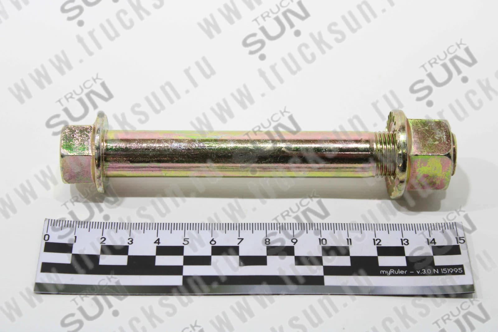 Палец рессоры RR передний NQR71/75/NMR85/NQR90 М18 -130 мм с гайкой