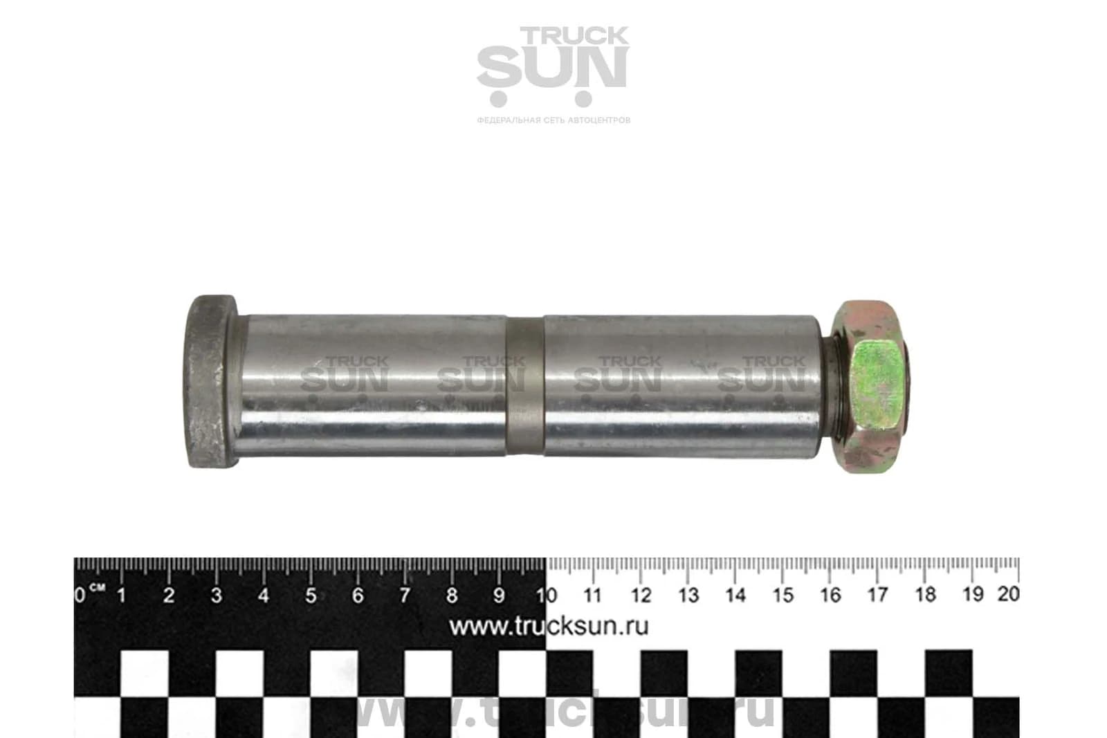 Палец рессоры FR FR конец HINO500 10т (S4842-31561,48423-E0030,SP-45) 2шт D=30, L=120, Lобщ= 146 С резьбой