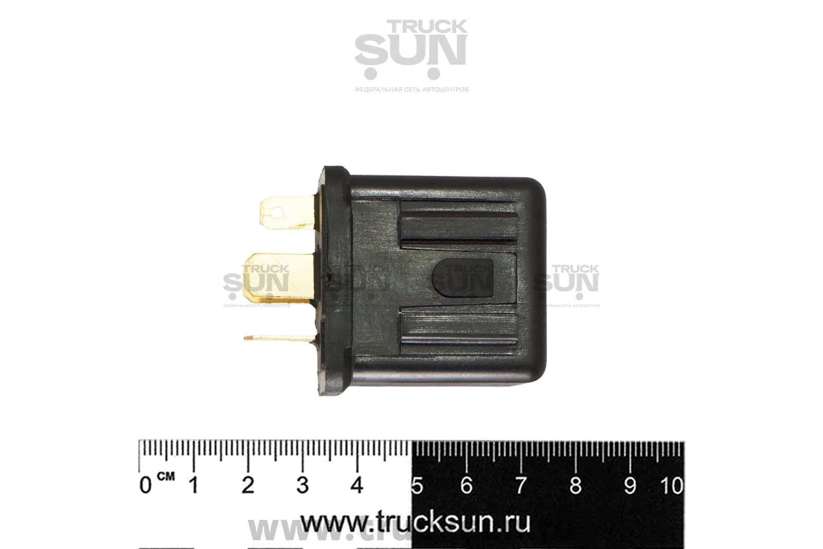 Реле NQR71/75 (8971739470,THR520) большое черное с зеленой полосой стартера/свечей накала, изображение 3 из 3