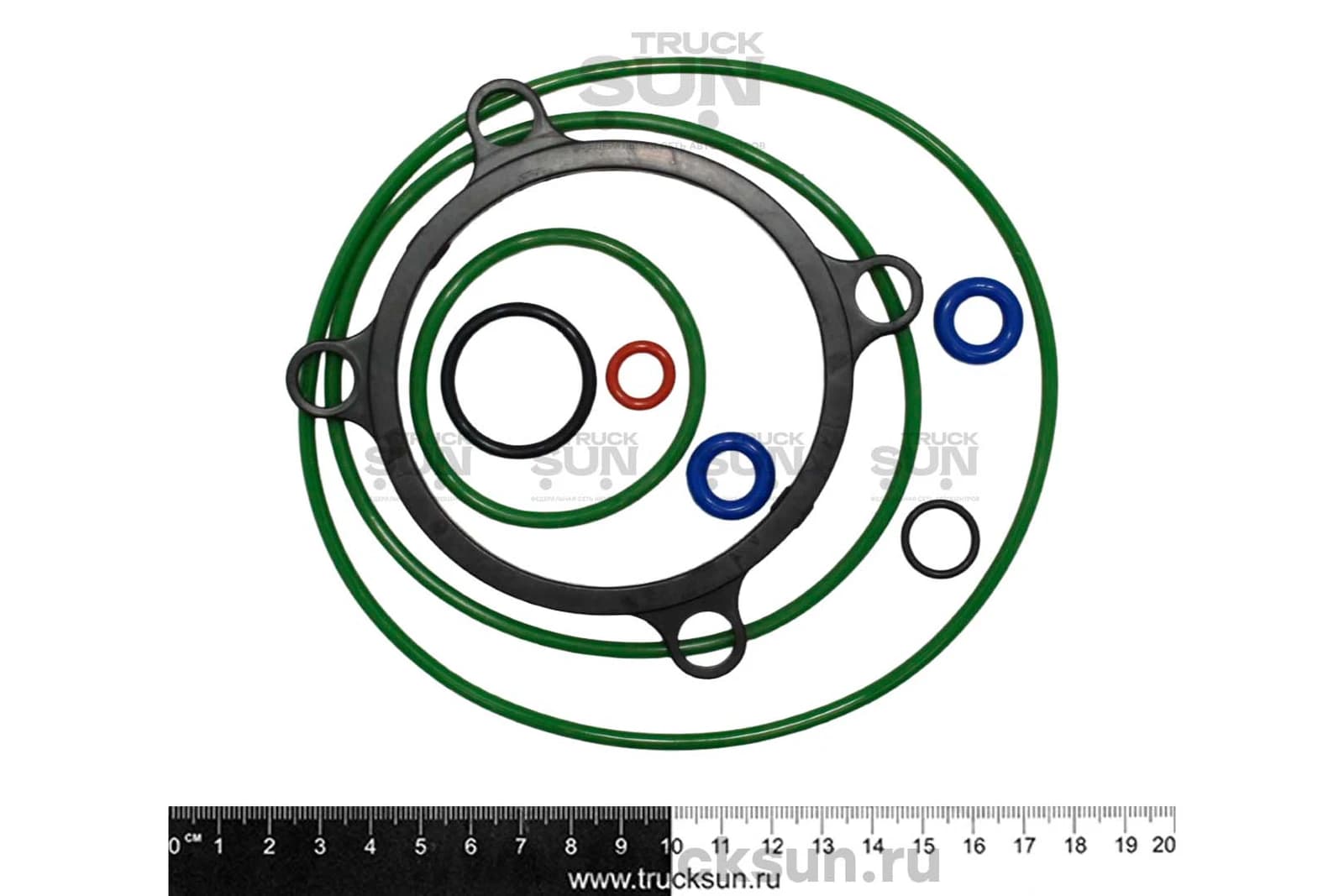 Прокладки двигателя 4HK1 NPR75/FSR евро4 T=1.475 NON-HOLE, изображение 16 из 18