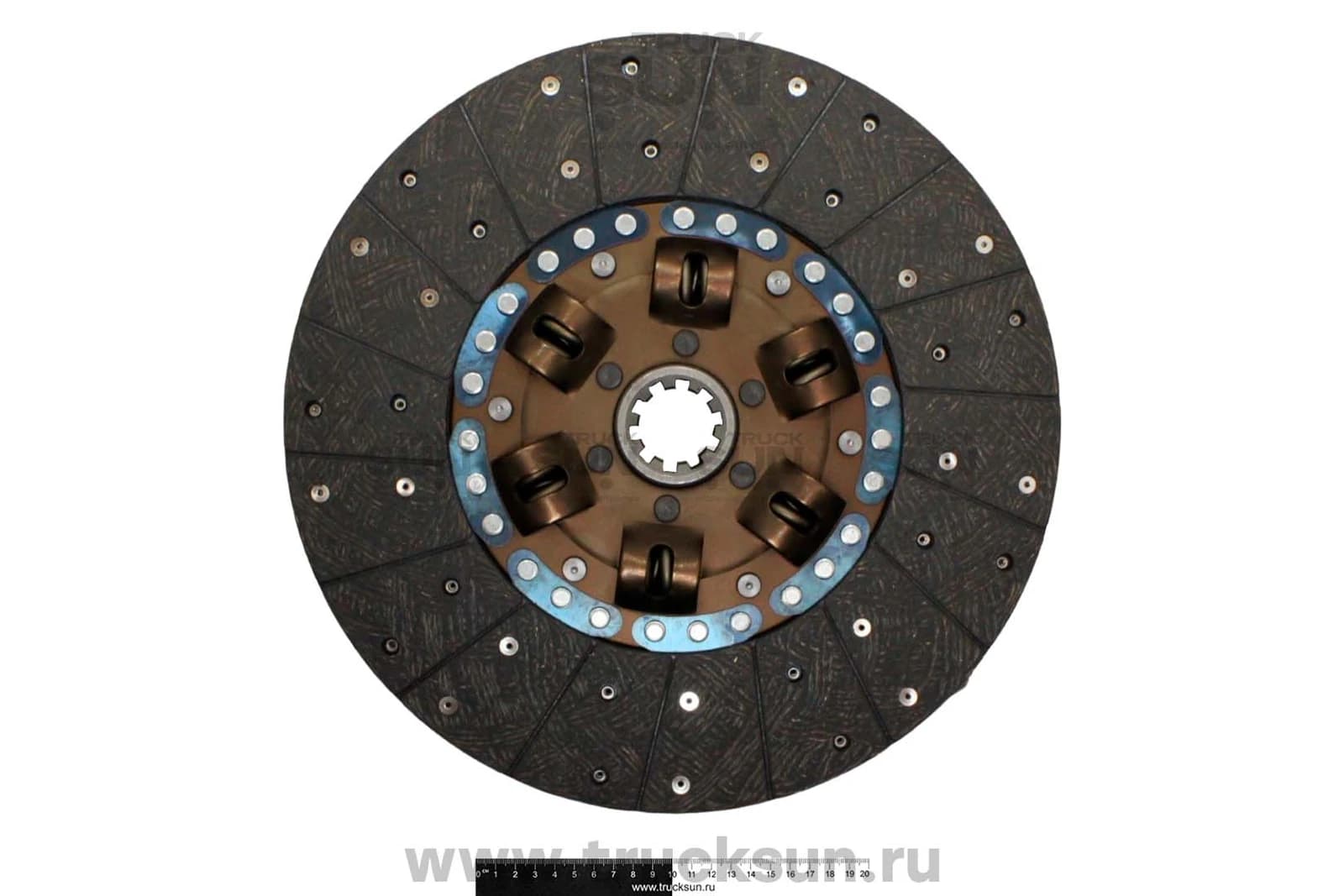 Диск сцепления FSR32/FVR34/HINO500/JAC N120/КАМАЗ Компас-12 (380*220*10*44,4), изображение 2 из 2