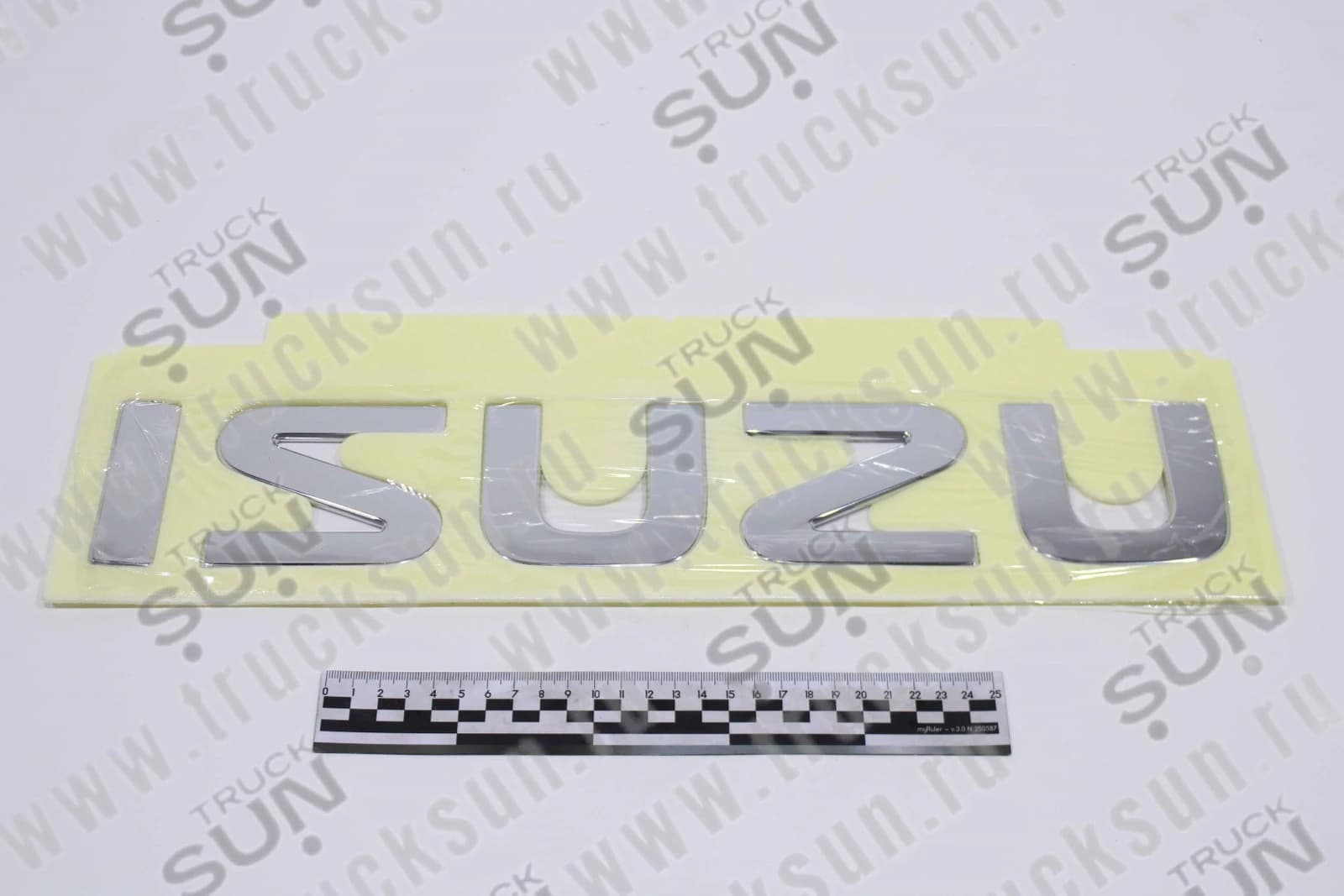 Эмблема капота "ISUZU" NQR71/75/90/NPR75/NLR/NMR H=63mm