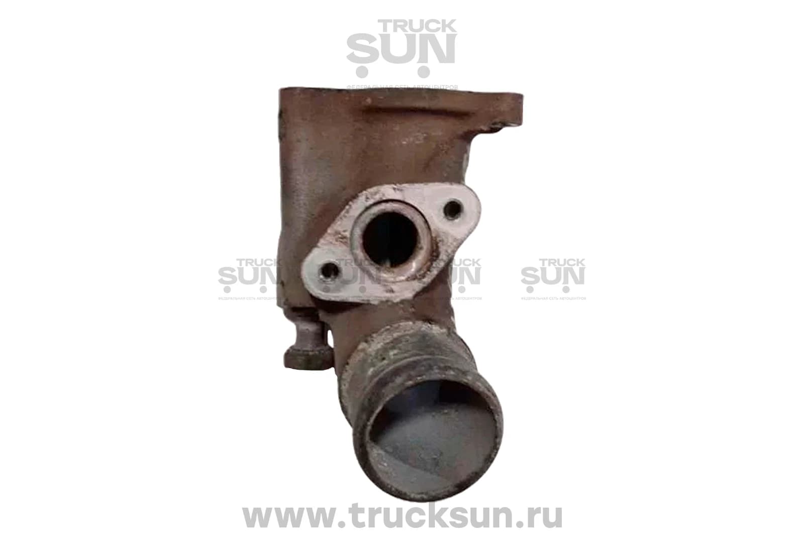 Переходник корпуса термостата J08E HINO500 Евро3/4 (16304E0020) Б/У, изображение 3 из 3