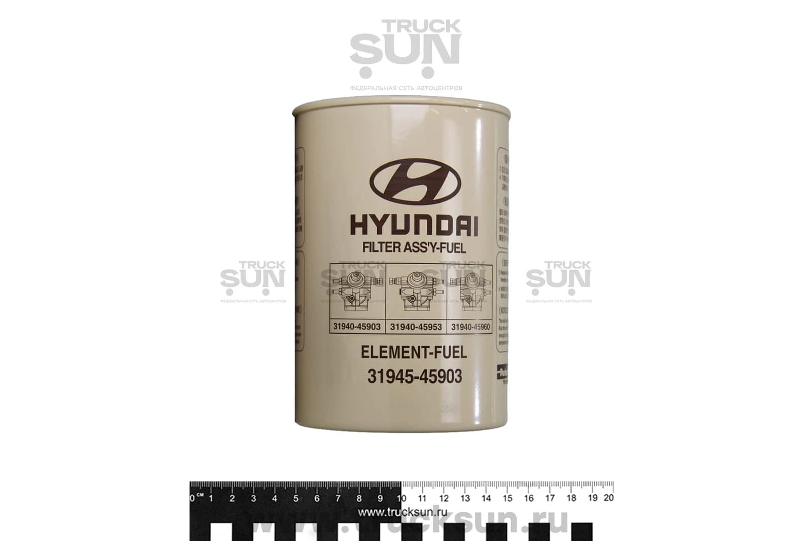Фильтр топливный D4DD/D4GA/D6GA HD78/County, изображение 2 из 5