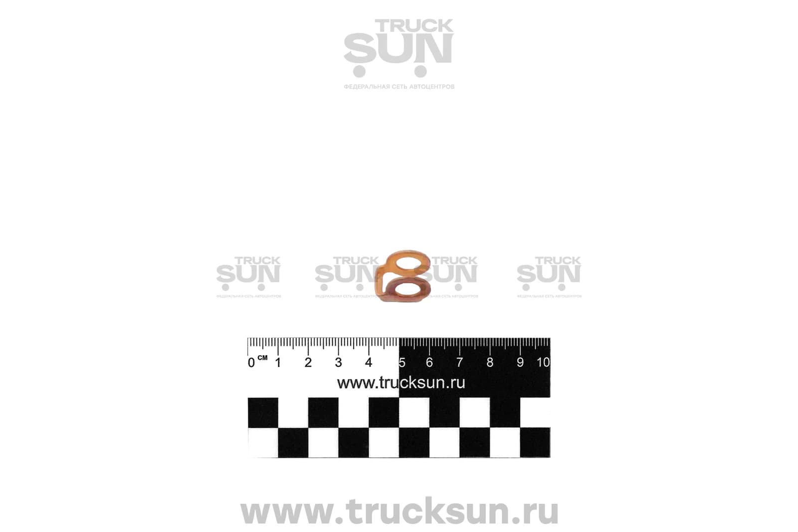 Прокладка двойная болта трубки обратки под слив 6WF1 CYZ/4HK1 NQR75/90/NPR75, изображение 1 из 2