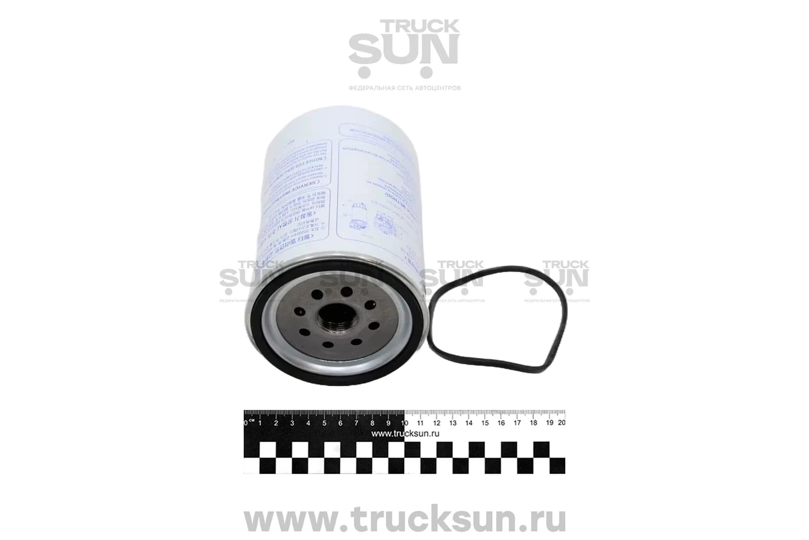 Фильтр топливный D4DD/D4GA/D6GA HD78/County резьба внутренняя, резинка по наружке, изображение 2 из 6