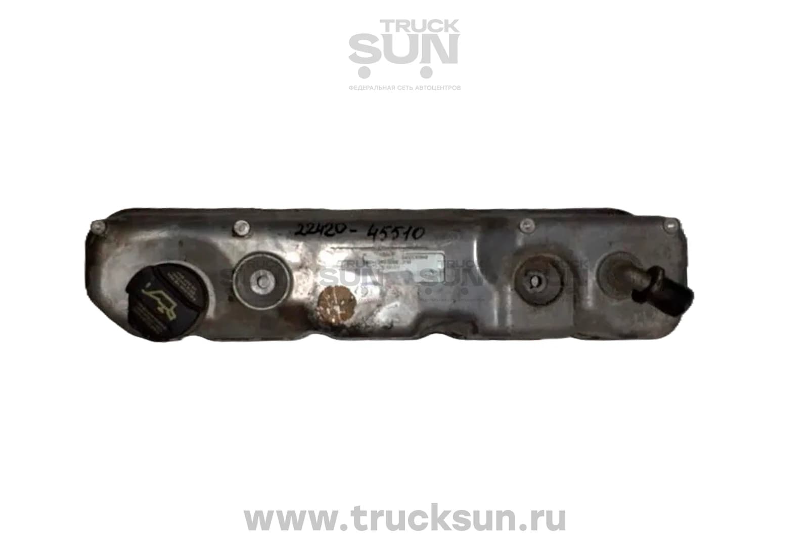 Крышка клапанная ГБЦ D4DD HD78 (22420-45510) Б/У, изображение 1 из 2