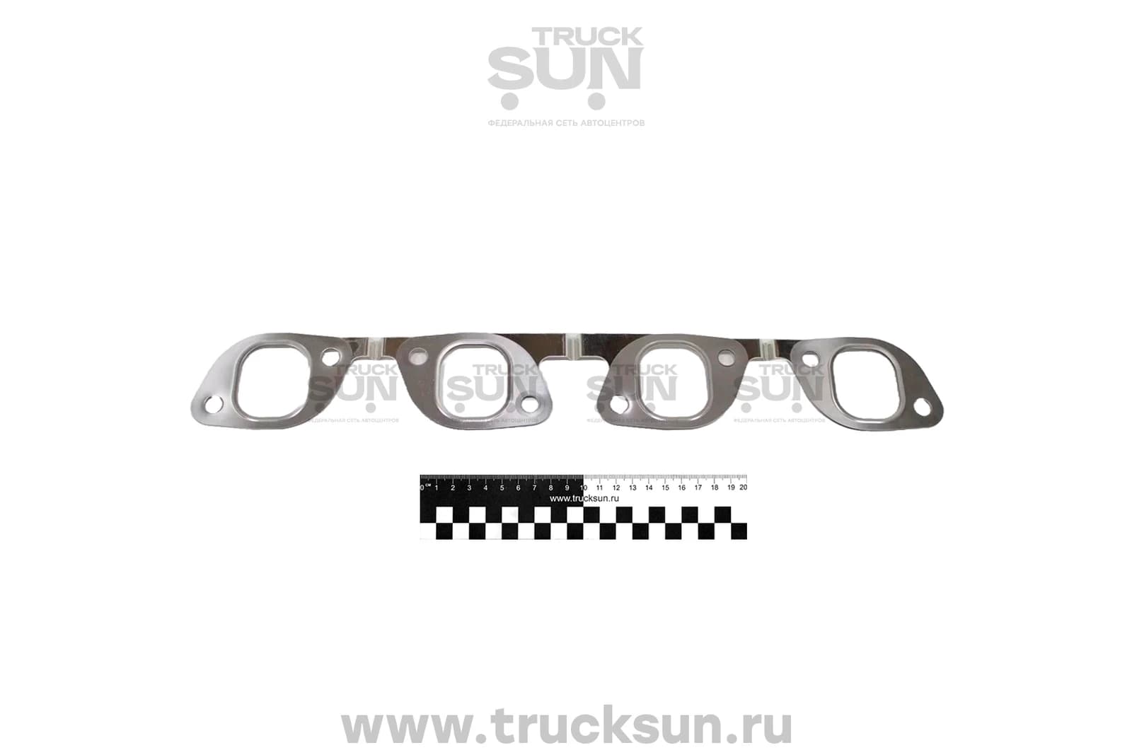 Прокладка коллектора выпускного 4HG1/4HF1/4HK1/4HV1 NQR71/75/90/FSR/ПАЗ 320302-11 (газ/мет), изображение 2 из 2