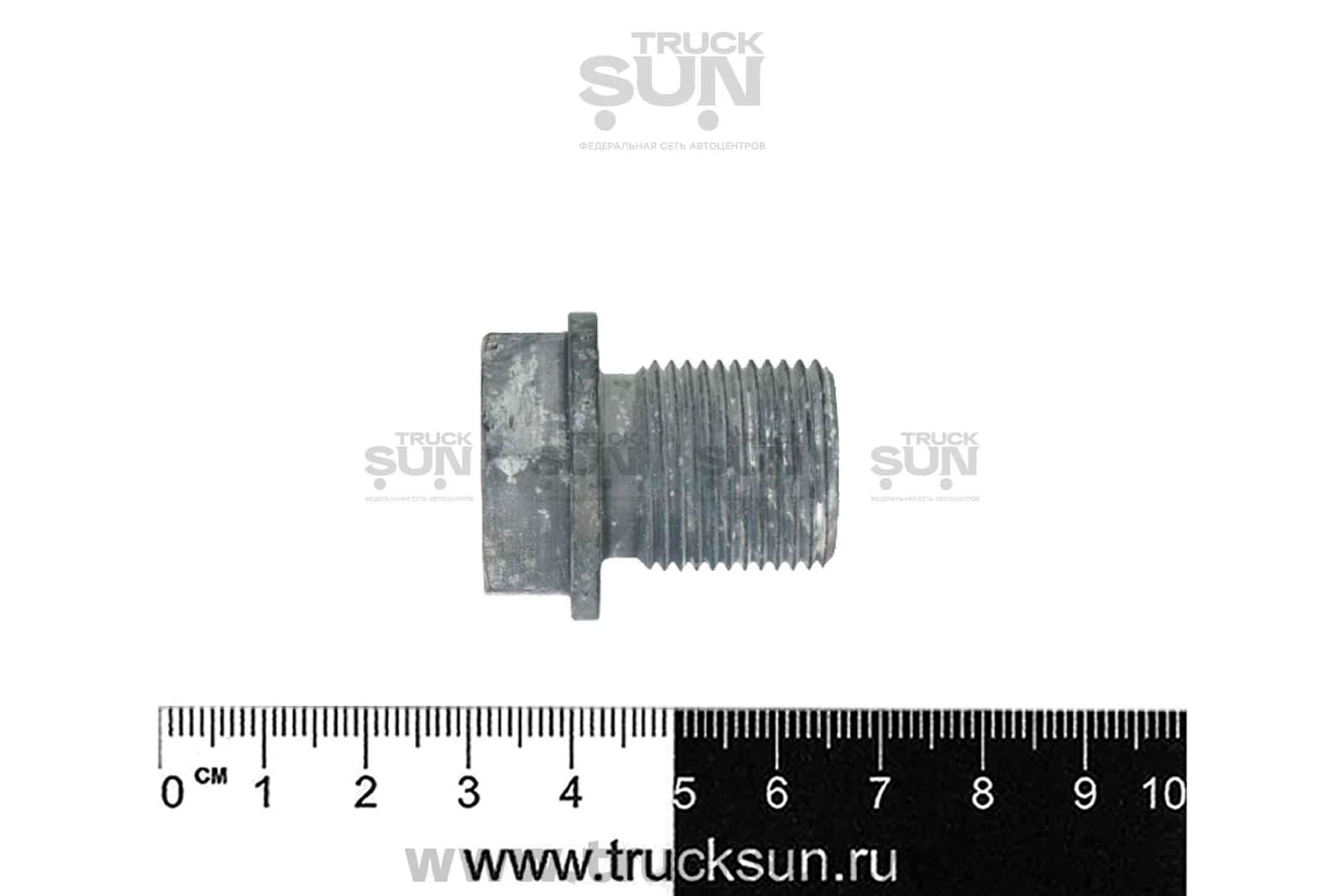 Пробка КПП/моста заливная NQR75/NPR75/FUSO/300 резьба на 1 см длиннее, изображение 2 из 2