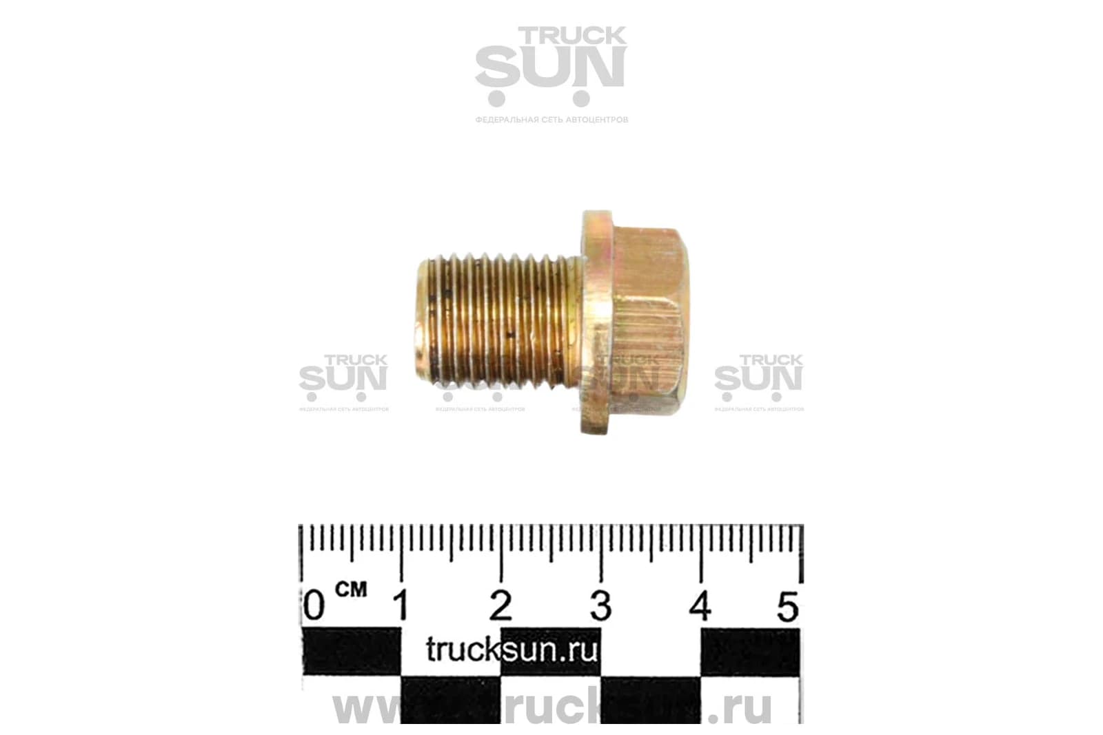 Пробка поддона двигателя сливная 6WF1/6HK1/6BG1 ISUZU/HITACHI M20*16.5, изображение 2 из 2