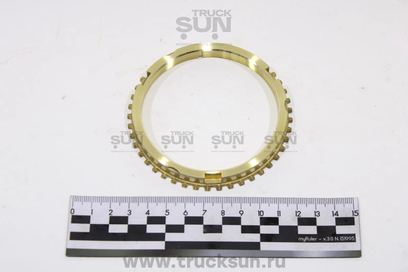 Кольцо КПП синхронизатора 4/5/6 14 шлиц. 4HG1/4HK1 NQR71/75/90, изображение 2 из 2