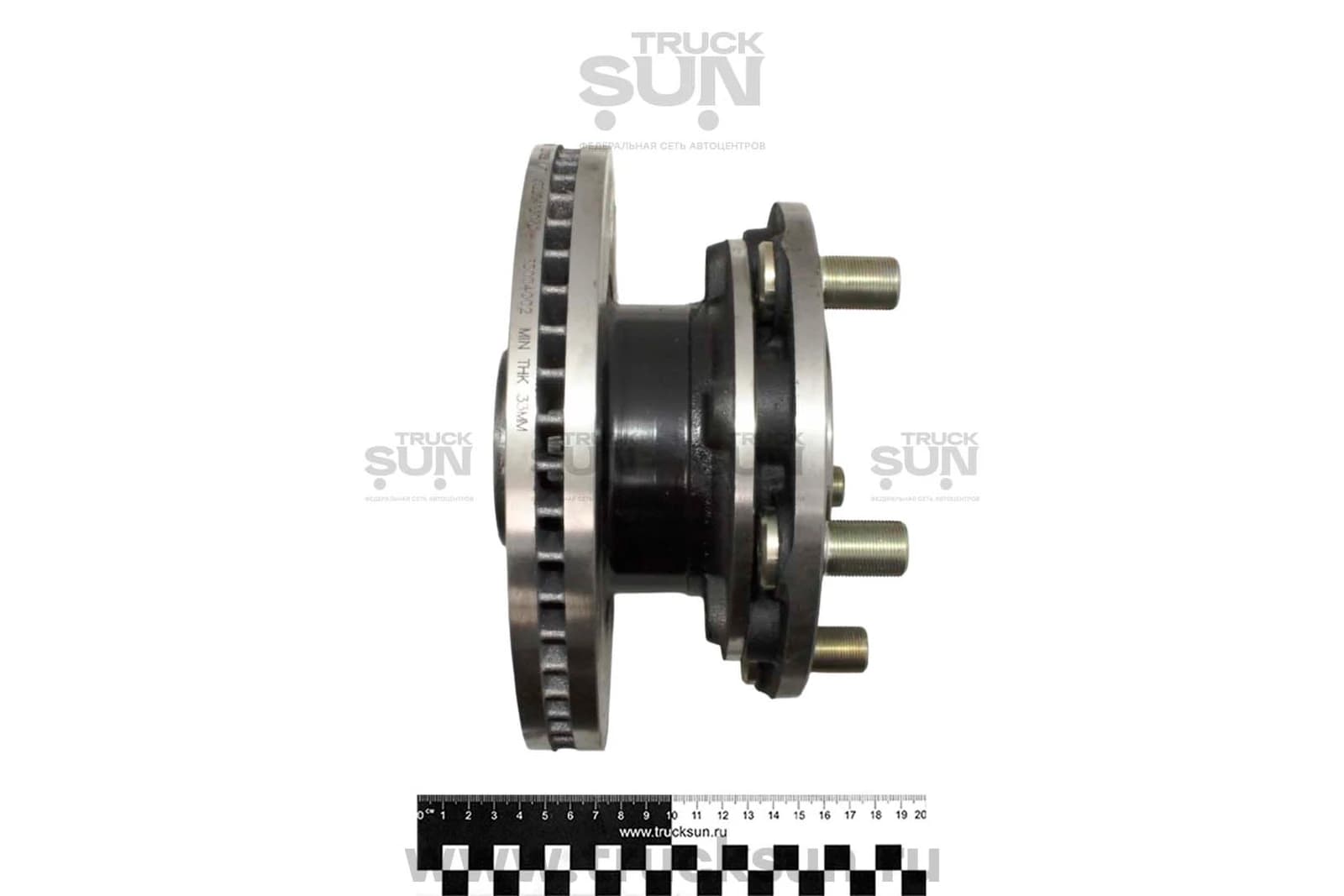 Суппорт +ступица +диск+пыльник RH JAC N56 (3501020LD041), изображение 4 из 4