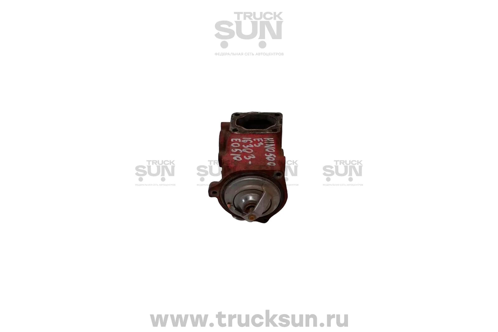 Корпус термостата J08E HINO500 Евро3 Б/У, изображение 2 из 3