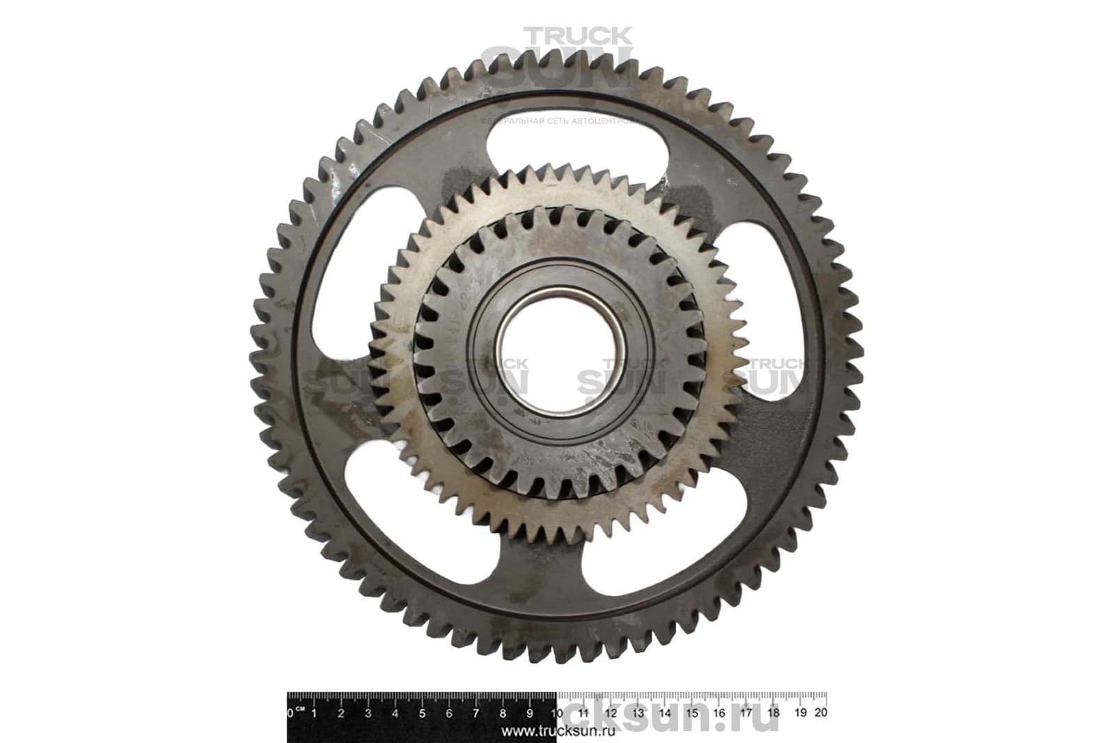 Шестерня ГРМ (А/B) 4HK1/6HK1 NQR90/FSR/NQR75 тройная, Z=72-60-30 евро5, изображение 2 из 2