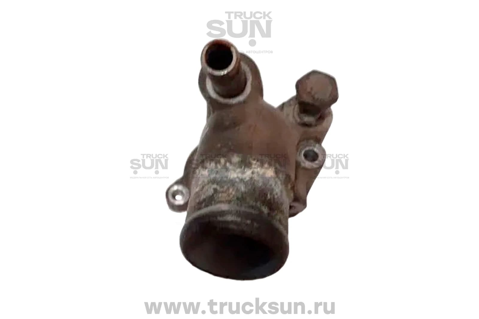 Переходник корпуса термостата J08E HINO500 Евро3/4 (16304E0020) Б/У, изображение 2 из 3