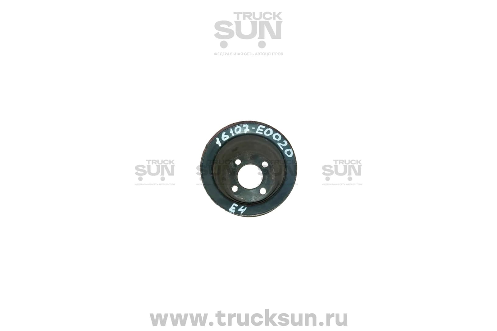 Шкив насоса водяного N04C HINO300 Евро4 (16107E0020) Б/У, изображение 2 из 2