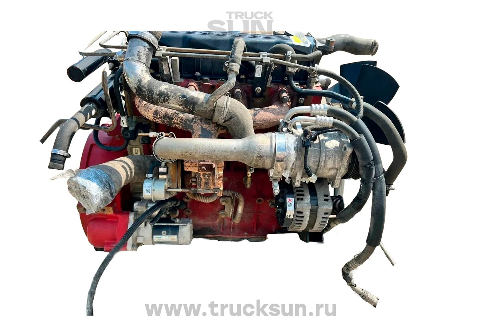 Двигатель ISF3.8 JAC N75/80/90 ЕВРО5 нет турбины б/у, изображение 3 из 4