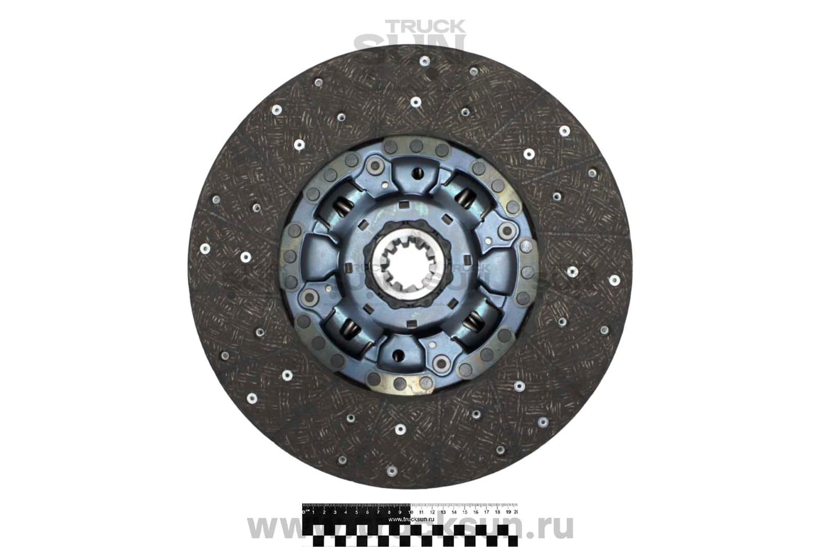 Диск сцепления FSR32/FVR34/HINO500/JAC N120/КАМАЗ Компас-12 (380*220*10*44,4), изображение 2 из 2