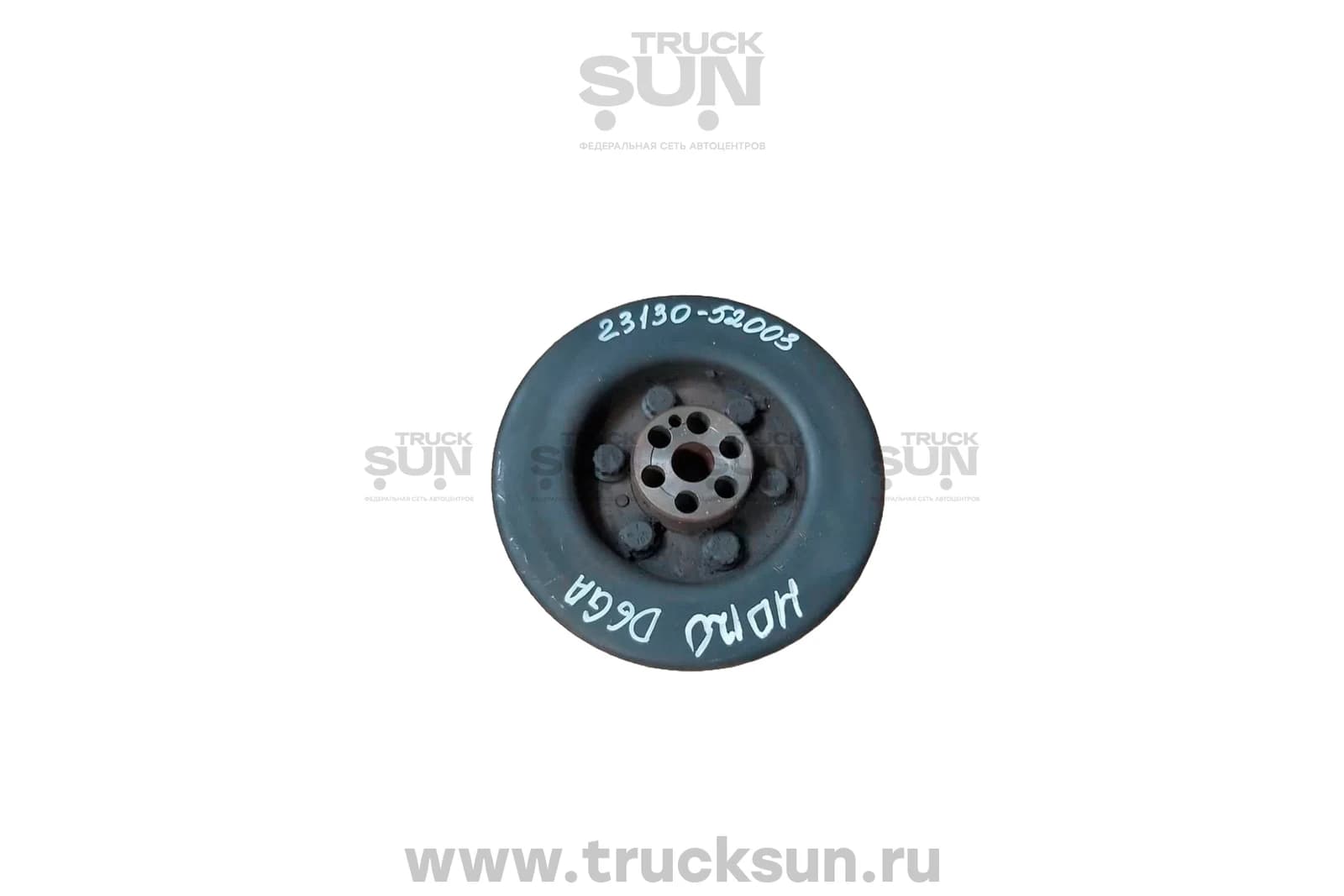 Шкиф коленчатого вала D6GA HD120 Б/У, изображение 1 из 3
