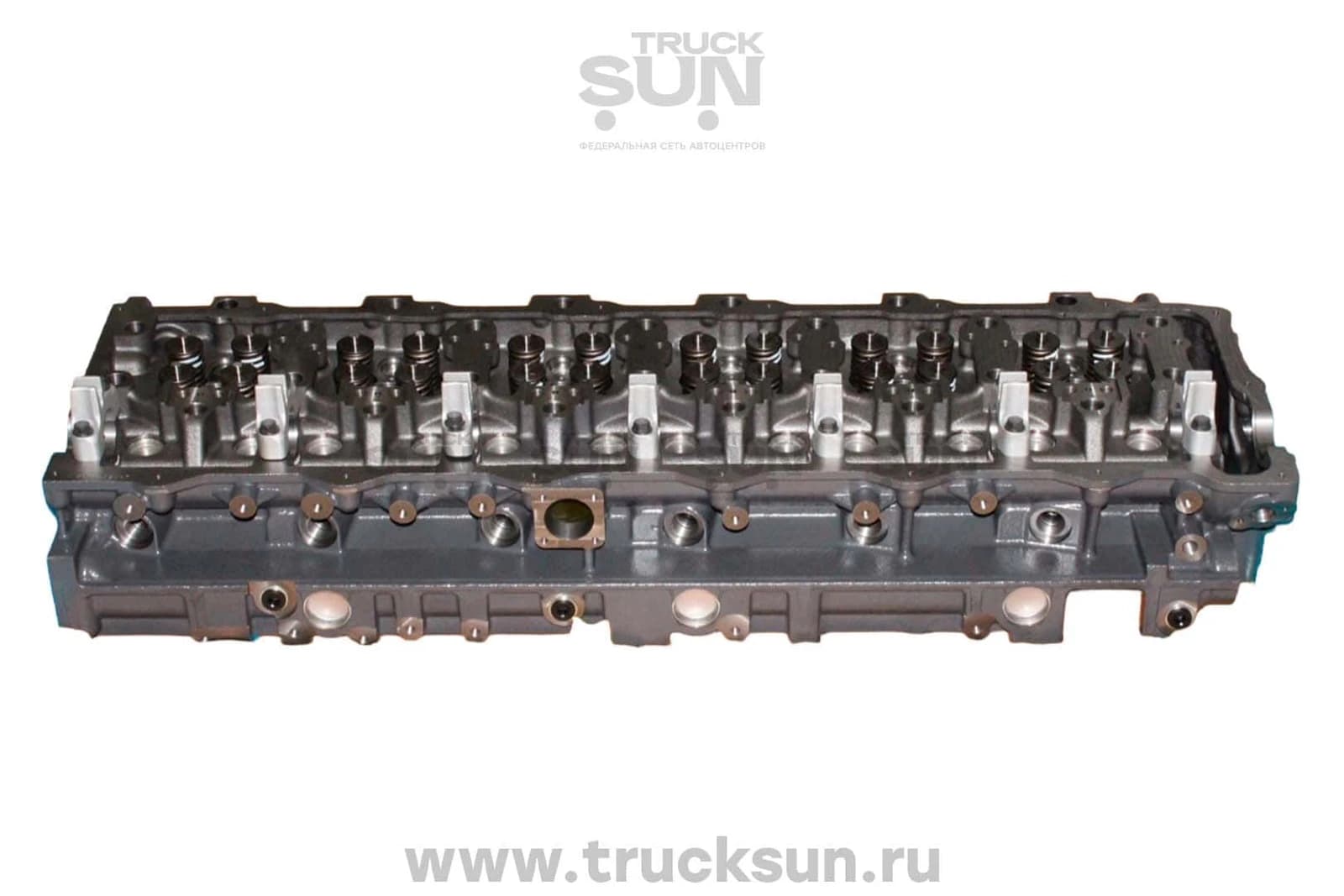 ГБЦ HOWO C7H MC13 без клапанов, изображение 3 из 4