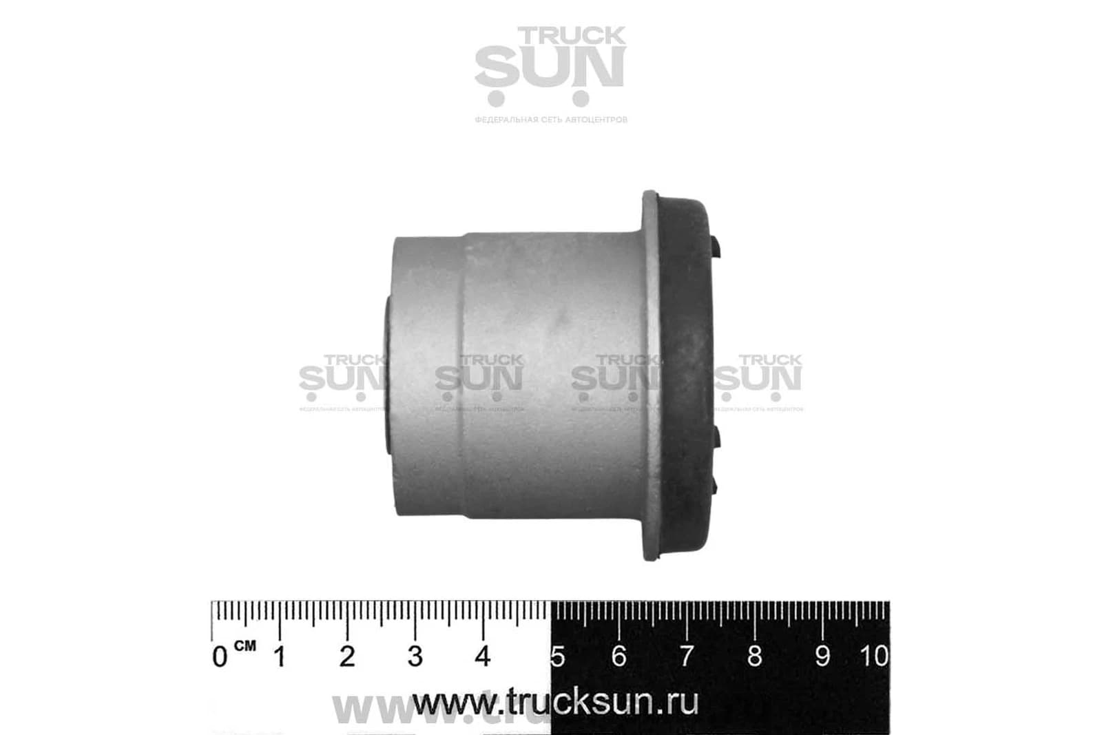 Сайлентблок рессоры FR RR кон NQR71/75/90/NMR 16мм половинка, изображение 2 из 2