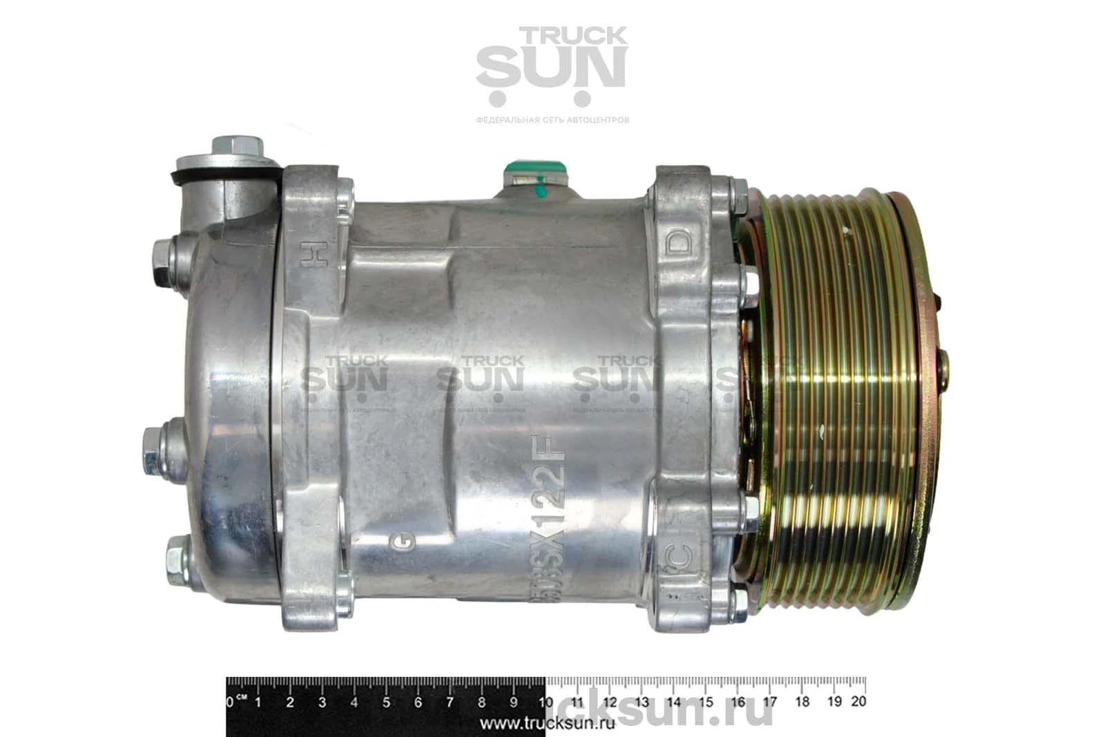 Компрессор кондиционера MC11/MC13 C7H, изображение 2 из 3