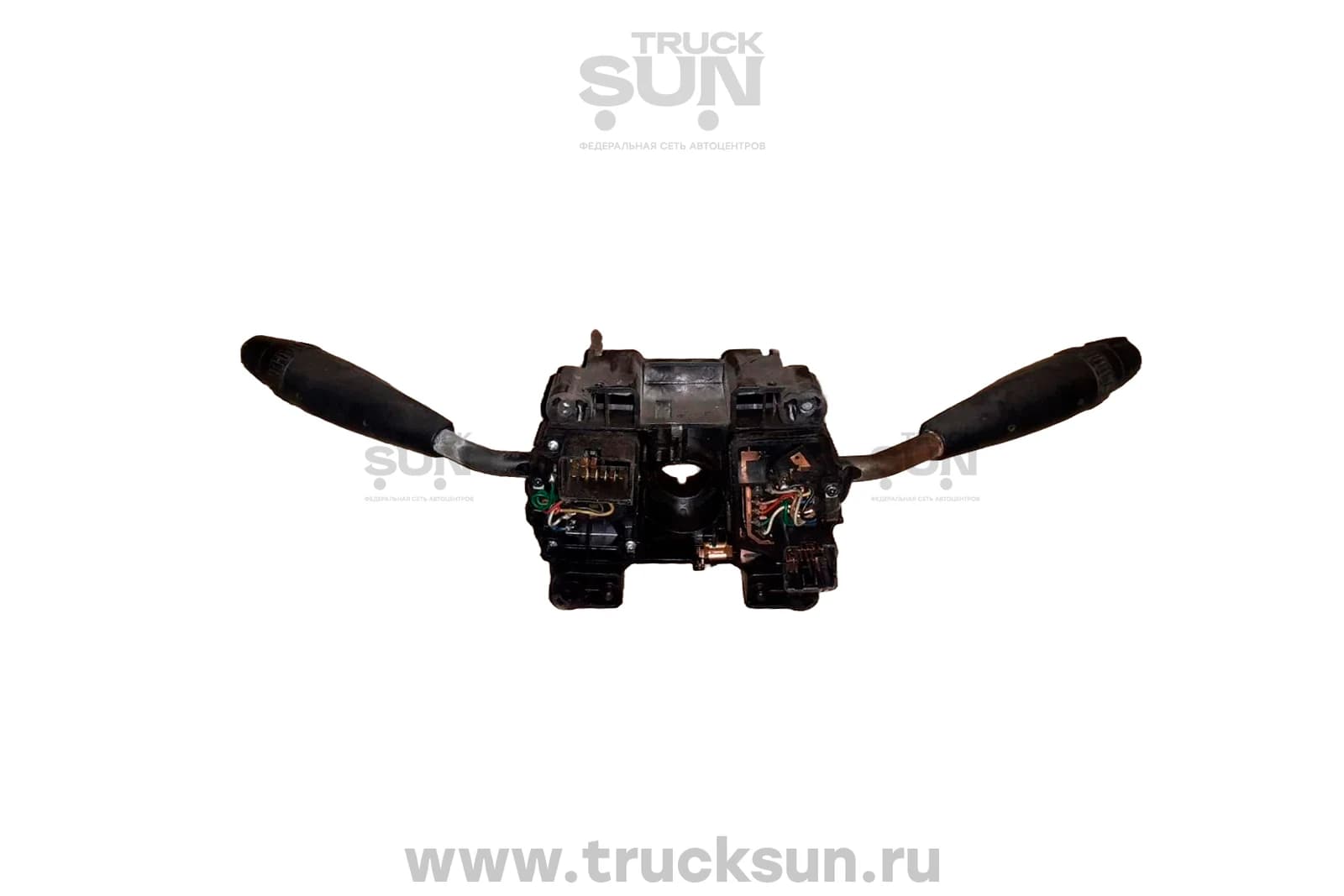 Переключатель подрулевой в сборе рычажный свет/стеклоочиститель HD120 D6GA (93300-6C400) Б/У, изображение 1 из 2