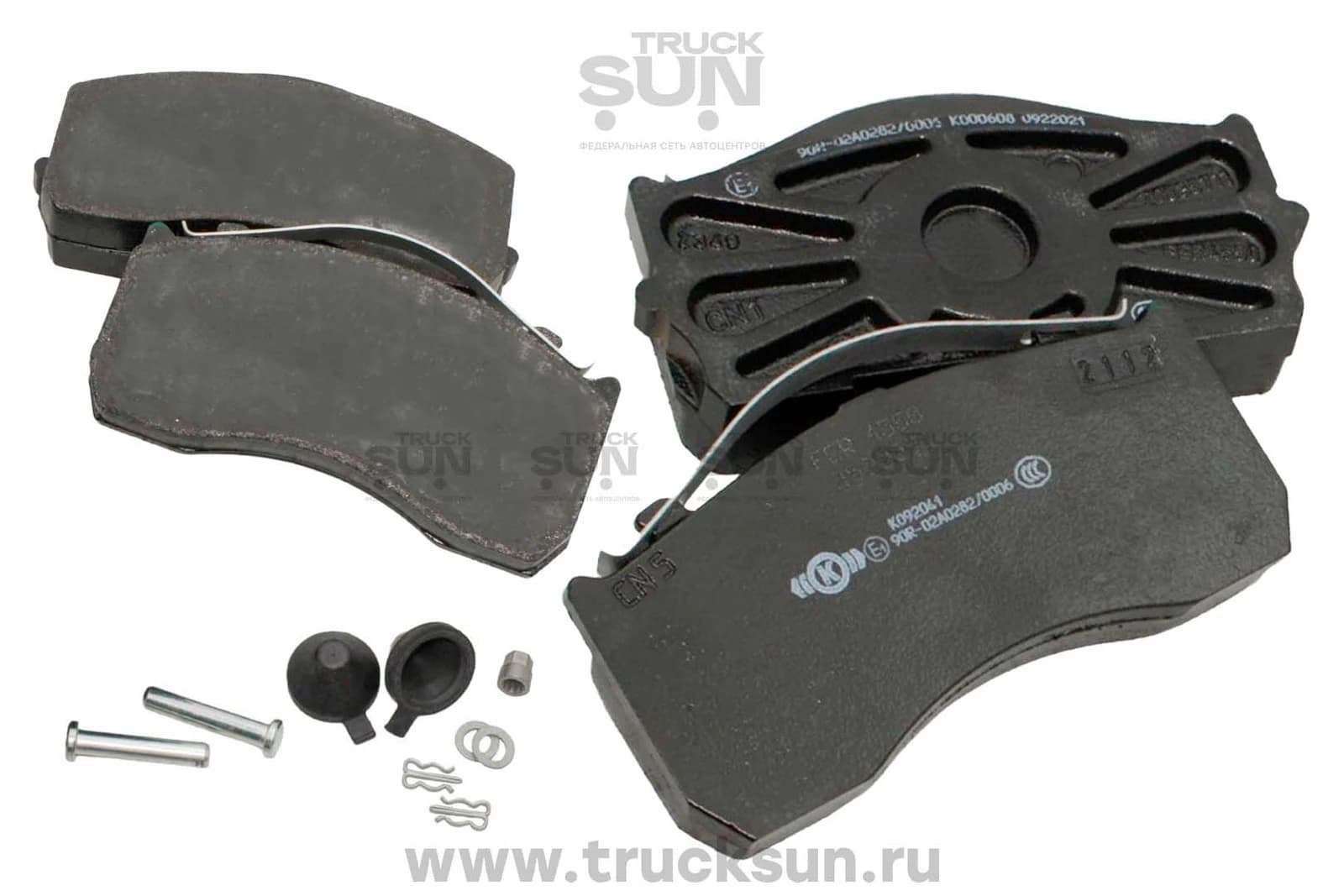 Колодка тормозная FR JAC N75/80/90/MB ATEGO FR/RR дисковые, изображение 1 из 2