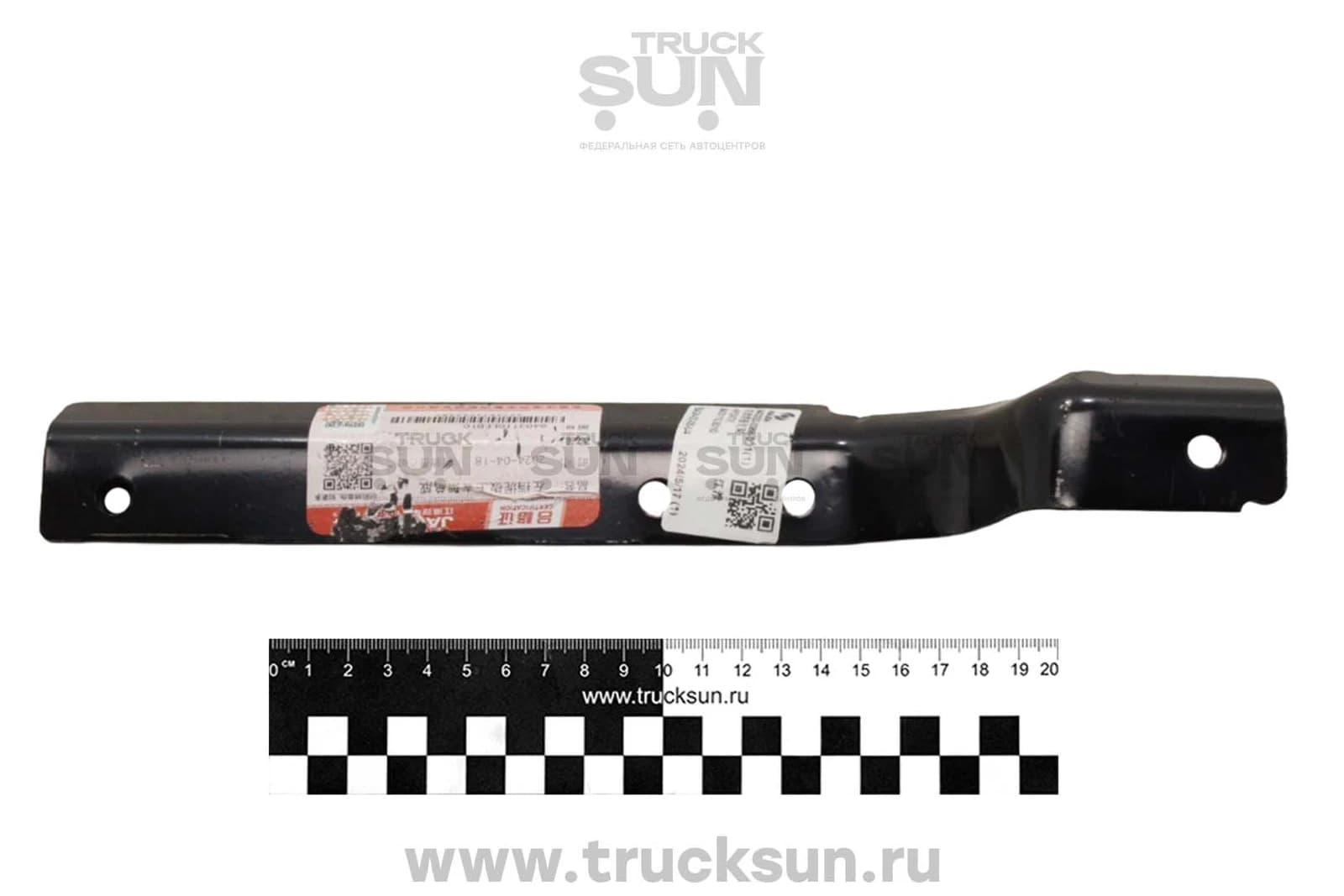 Кронштейн JAC N75/N80/Компас-9 левого брызговика верхний, изображение 2 из 2