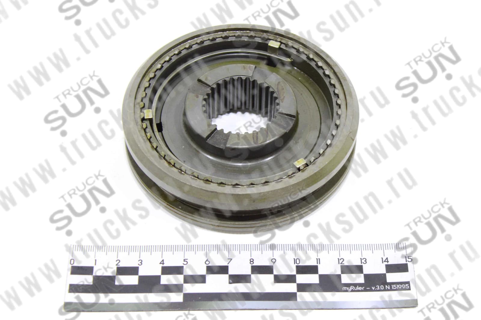 Муфта КПП синхронизатора в сборе со ступицей 4&5 4JJ1/4HG1/4HK1 NLR85/NQR71/75/90/HINO300 (8973665260,8973001950,PR305376,SU002-00710,IZ02S042A), изображение 2 из 2