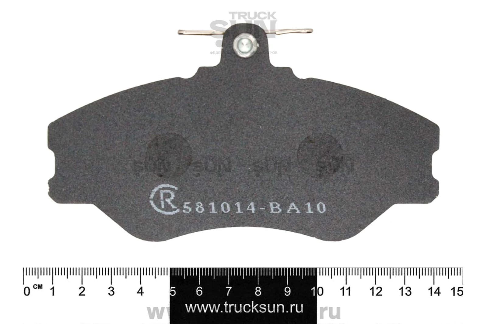 Колодка тормозная FR Porter (58101-4BA10,SP1072,BF1015,KP0721,MPH05,FDP5750,CR58101-4BA10,SMB23081), изображение 2 из 2