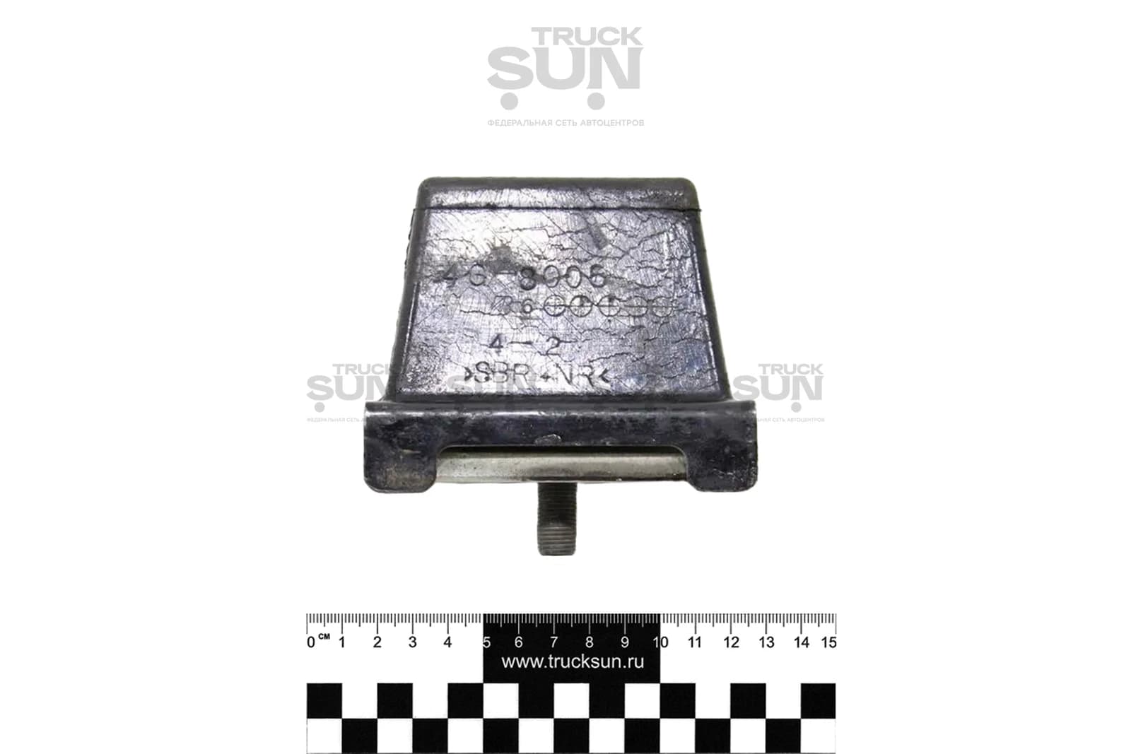 Отбойник рессоры RR центральный на раме NQR71/75/NM, изображение 2 из 3