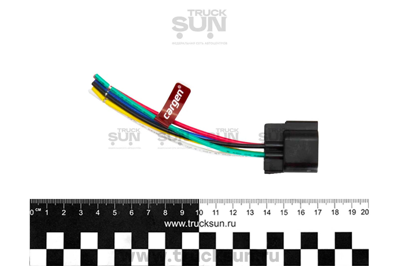 Фишка фонаря RR HD72/78 / Разъем HYUNDAI 6pin мама без проводов, изображение 2 из 2