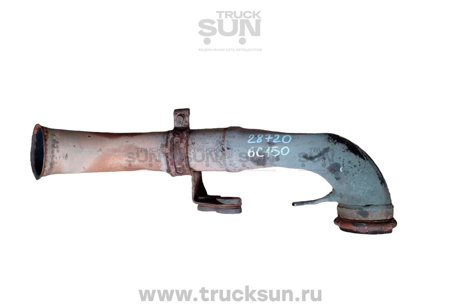 Труба выхлопная FR HD120 D6GA (28720-6C150) Б/У, изображение 1 из 3