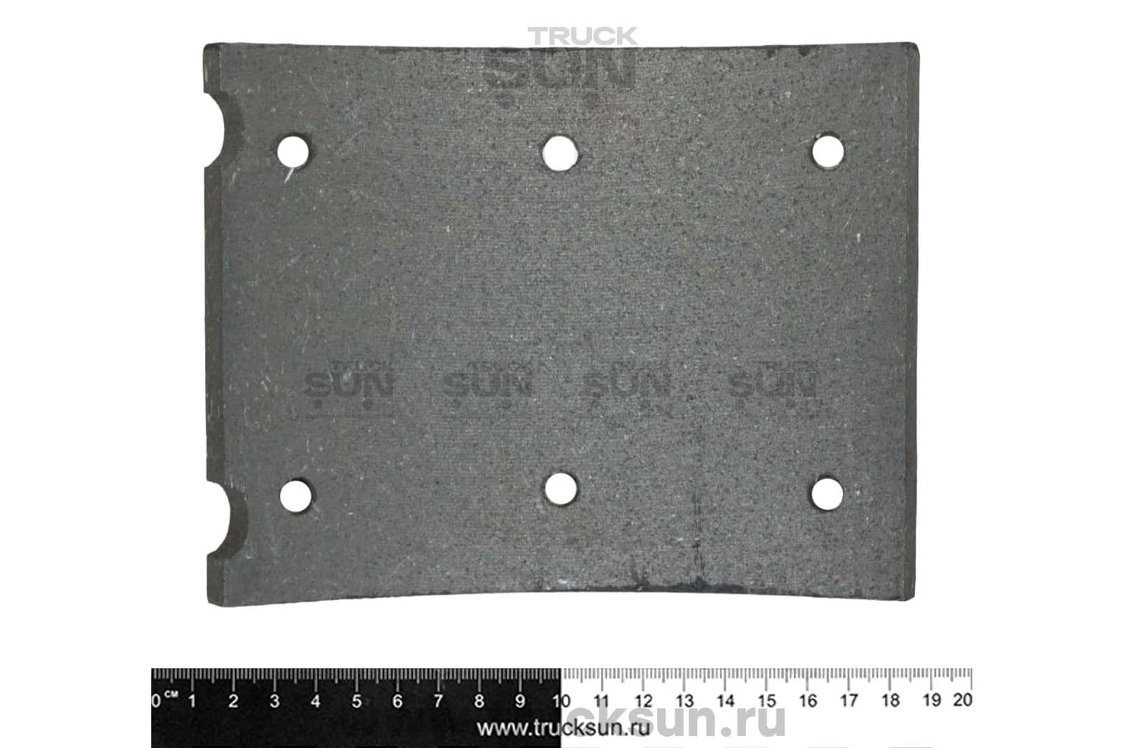 Накладка тормозная FR JAC120/КАМАЗ КОМПАС 12, изображение 1 из 2