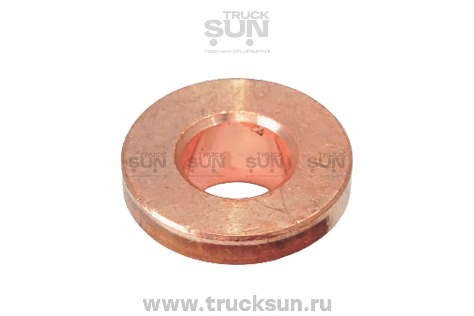 Кольцо уплотнительное форсунки медное 4HK1T/6HK1 NQR75/NPR75/FVR34, изображение 2 из 3